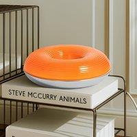 Lindby LED table/wall lamp Fjora, orange/chrome, 30cm, dimmable