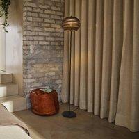 OSRAM BALL floor lamp, brown, height 160 cm, corrugated cardboard, E27