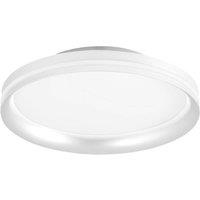 Fabas Luce Isy LED ceiling lamp, white, 35 cm, metal, CCT, dimmable