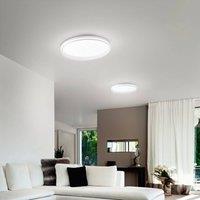 Fabas Luce Isy LED ceiling lamp, white, 55 cm, metal, CCT, dimmable