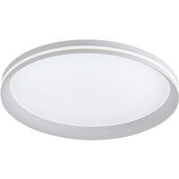 Fabas Luce LED ceiling lamp Isy, white, 45 cm, metal, CCT, dimmable