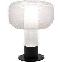 Fabas Luce Flick table lamp, clear, glass, 28 cm, dimmable, E14