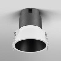 OSRAM LED recessed spotlight TWIST, white/black 840 9.3 cm metal