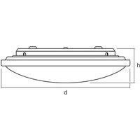 OSRAM ORBIS LED ceiling lamp, 41 cm, remote control CCT white
