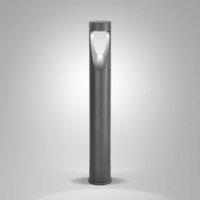 Fabas Luce Teo LED path light, 80 cm high, black, metal, IP65