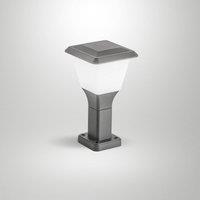 Fabas Luce Lena pillar light, 30 cm, dark grey, metal, E27, IP65