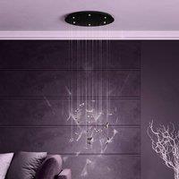 EGLO Stars Of Light LED pendant light Adrados, round, 6-bulb