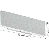 EGLO Stars Of Light LED wall light Climene, brushed aluminium