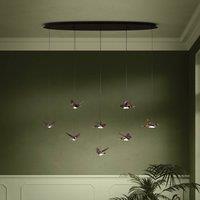 EGLO Stars Of Light LED hanging light Paratebueno black 8-bulb