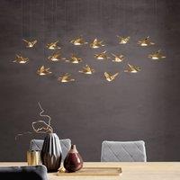EGLO Stars Of Light LED hanging light Paratebueno brass 17-fl