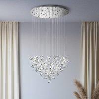 EGLO Stars Of Light LED pendant light Pianopoli chrome 78 cm