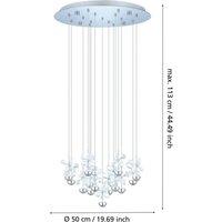 EGLO Stars Of Light LED hanging light Pianopoli chrome 50 cm