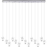 EGLO Stars Of Light LED hanging light Pianopoli chrome, L. 140cm