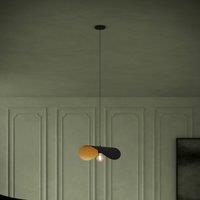 EGLO Stars Of Light Saceda pendant light L. 53cm black/gold