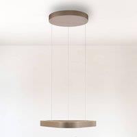 Paul Neuhaus LED pendant light Q-Stretto, bronze, 60 cm
