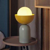 OSRAM Decor Bowl table lamp, green/yellow, steel, E14