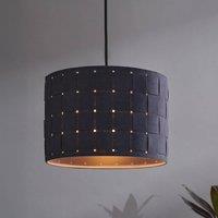 OSRAM hanging light Decor Felt Weaving, 28 cm, grey, felt E27