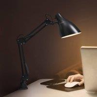 OSRAM Office Line Desk Pear Clip lamp, black, E27