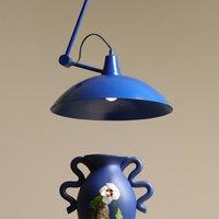 ALDEX Melos pendant light, blue, 36 cm, metal