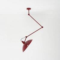 ALDEX Melos pendant light, red, 36 cm, metal