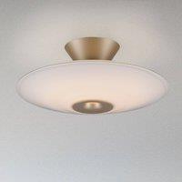 Paul Neuhaus Elipsa LED ceiling lamp, white/bronze, 35 cm