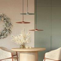 Nowodvorski Lighting Simone pendant light, steel, umbra blue, 40 cm, GX53