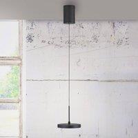 JUST LIGHT. GmbH JUST LIGHT. LED pendant light Plata, black, 1-bulb, 3,000 K