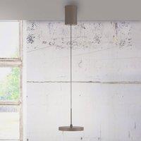 JUST LIGHT. GmbH JUST LIGHT. LED pendant light Plata, sand, 1-bulb, 3,000 K