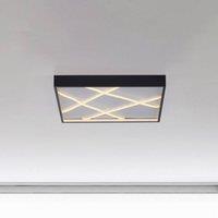 JUST LIGHT. GmbH JUST LIGHT. Mikado LED ceiling light, 50 x 50 cm, black