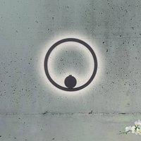 JUST LIGHT. GmbH JUST LIGHT. Archie LED rechargeable wall light, black, 3,000 K