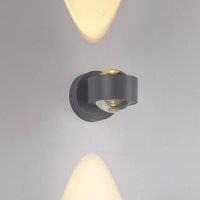 JUST LIGHT. GmbH JUST LIGHT. LED rechargeable wall light Chia silver, iron, 3,000 K