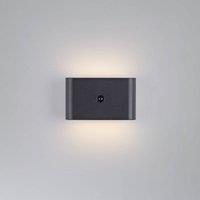 JUST LIGHT. GmbH JUST LIGHT. LED rechargeable wall light Ziddy black sensor 3,000K