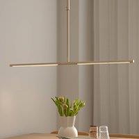 UMAGE LED hanging light Omni, brass colour Length 107 cm 2-bulb