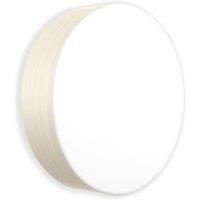 LZF LAMPS LZF Gea LED wall lamp, ivory, 42 cm, wood