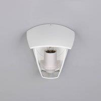 Trio Lighting VENTA outdoor wall light, white, socket at top, height 24 cm, IP44