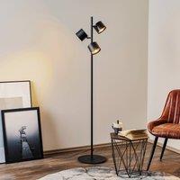 ALDEX 1047 floor lamp, 3-bulb, black