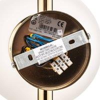 ALDEX Dione wall light, 3-bulb, gold