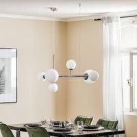 ALDEX Dione pendant light, 6-bulb, chrome