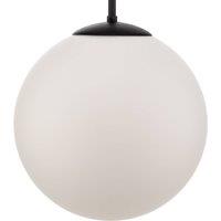 ALDEX Dione pendant light, 1-bulb, white/black 30 cm