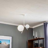 ALDEX Dione hanging light, 2-bulb, white