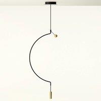 Axo Light Axolight Liaison M1 pendant lamp black/gold 46 cm