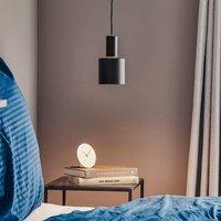 Euluna Selma hanging light, 1-bulb, black, 11 cm