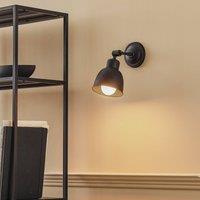 Euluna Emoti wall light, 1-bulb, black