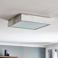 Argon Troms ceiling light, 40x40 cm, antique white