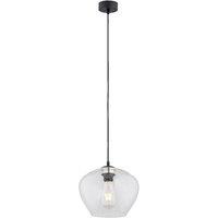 Euluna Kaja pendant light with clear glass ball, 24 cm