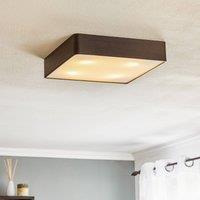 Argon Oro ceiling lamp made of steel and glass, black, 35cm