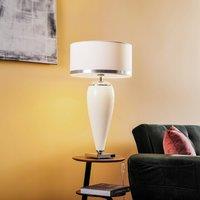 Argon Lund table lamp, white/opal, height 70 cm