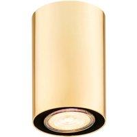 Argon Tesa downlight, brass, height 11 cm