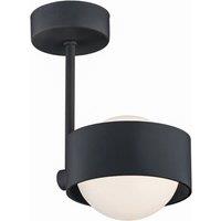 Argon Mado ceiling light in steel, black, 1-bulb