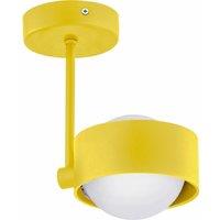 Argon Mado ceiling light made of steel, yellow, 1-bulb
